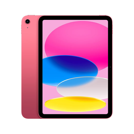 Apple iPad (10th generation): with A14 Bionic chip, 27.69 cm (10.9″) Liquid Retina display, 64GB, Wi-Fi 6, 12MP front/12MP back camera, Touch ID, all-day battery life – Pink