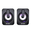 Ant Esports GS170 Gaming Speaker for PC, Stereo 2.0 USB Powered Desktop Speaker with 3.5 mm Aux-in, in-line Volume Control, RGB LED Lights Mini Multimedia Speakers for PC, Laptop, Tablet, Cellphone