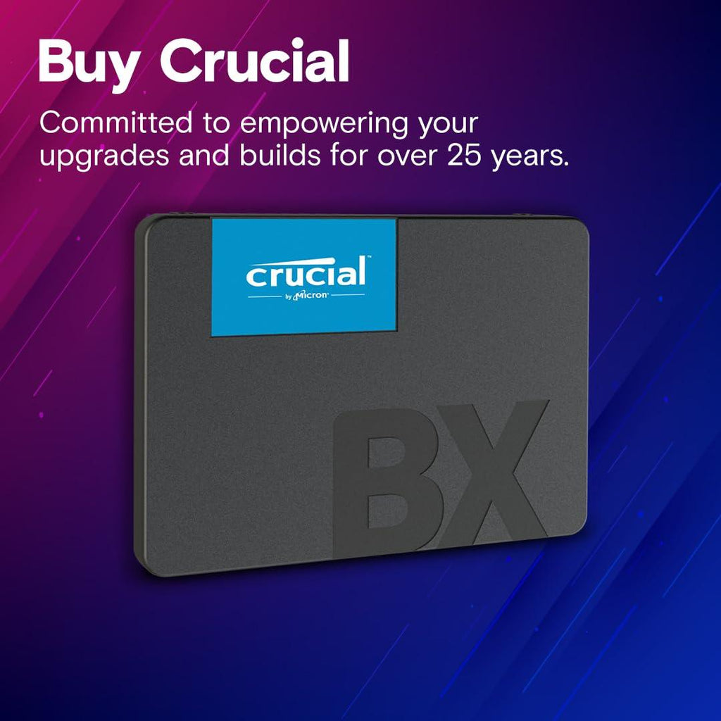 Crucial BX500 2TB 3D NAND SATA 8.89 cm (2.5-Inch) Internal SSD - CT2000BX500SSD1