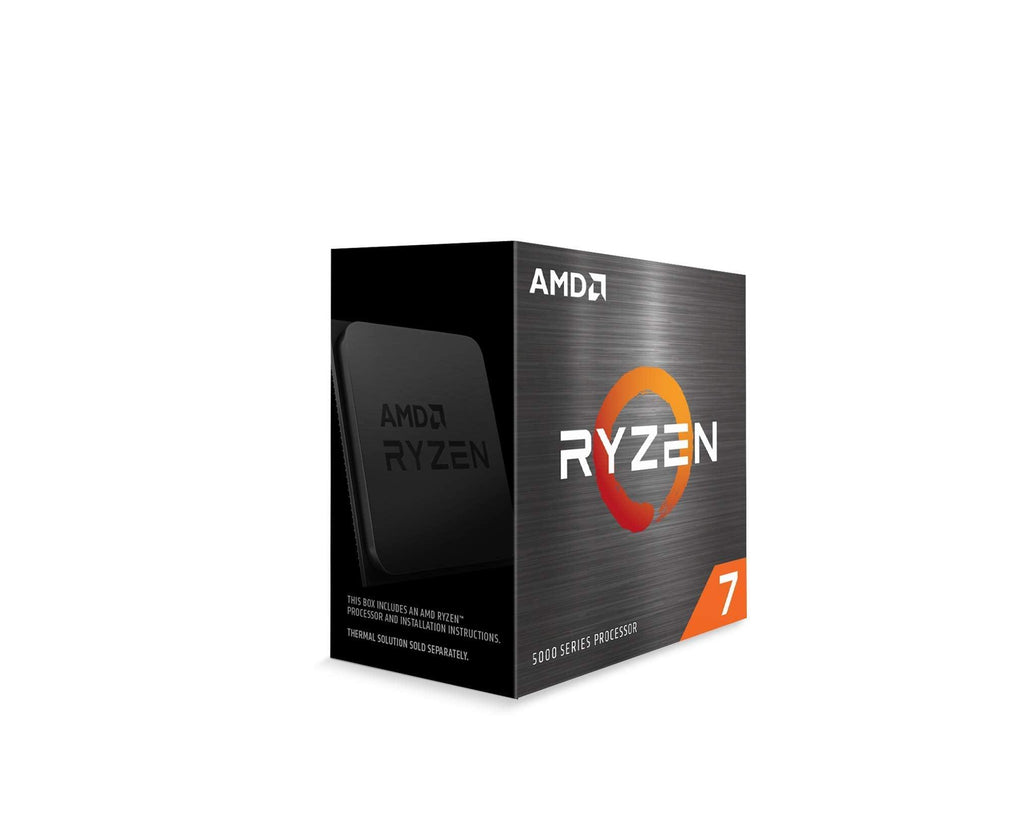 AMD 5000 Series Ryzen 7 5800X Desktop Processor 8 cores 16 Threads 36 MB Cache 3.8 GHz Upto 4.7 GHz AM4 Socket 500 Series Chipset (100-100000063WOF)