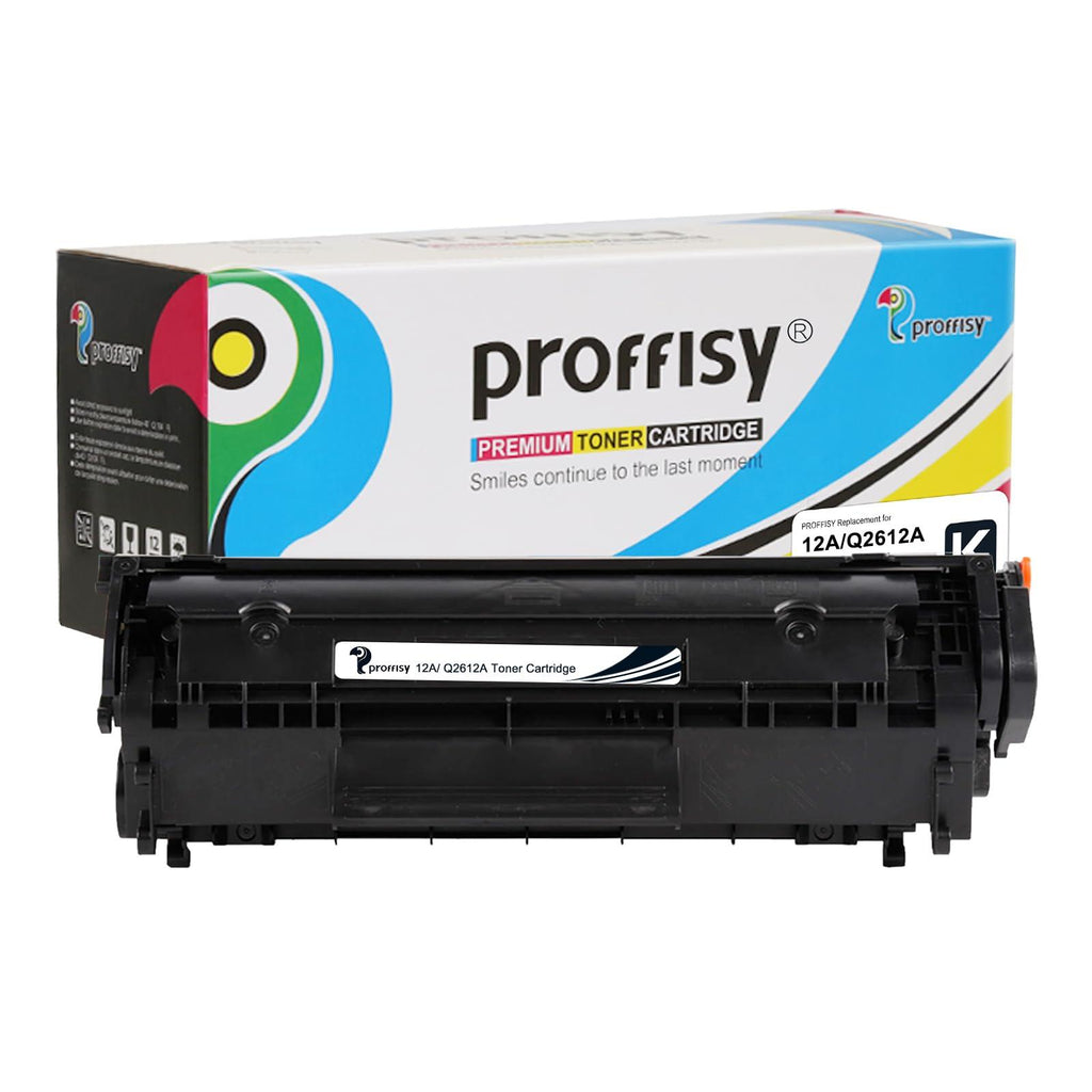 proffisy 12A Toner Cartridge for HP 12A Q2612A High Yield Compatible for HP laserjet M1005 MFP,1020,1010/1012/1018/1022/1022n/1022NW/3015/3020/3030/3050/3050z/3052/3055/M1319/M1319F MFP (1PCS)