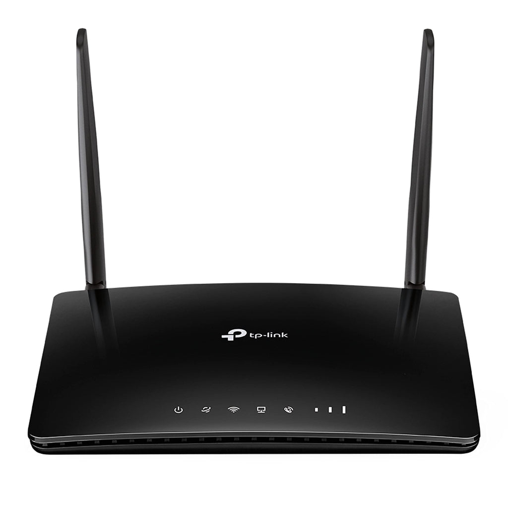 TP-Link N300 300 Mbps 2.4GHz 4G LTE Telephony Wireless WiFi Wi-Fi Router, SIM Slot Unlocked, Two Removable External 4G LTE Antennas, No Configuration Required (TL-MR6500v)