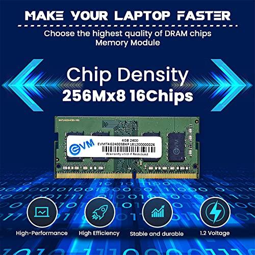 EVM 4GB DDR4 Laptop RAM 2400MHz So-DIMM - Update Your Desktop's Performance with 10-Year Warranty - (EVMT4G2400S88P)