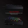 Redragon SU-RARA K582 RGB LED Backlit Mechanical Gaming Wired Keyboard with 104 Keys-Linear and Quiet-Red Switch, Black