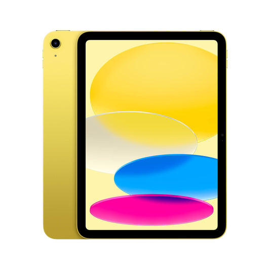 Apple iPad (10th generation): with A14 Bionic chip, 27.69 cm (10.9″) Liquid Retina display, 64GB, Wi-Fi 6, 12MP front/12MP back camera, Touch ID, all-day battery life – Yellow