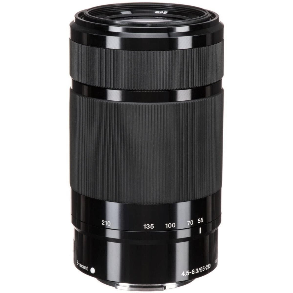 Sony E Mount E 55 210Mm F4.5 6.3 OSS Aps-C Lens (Sel55210) | Telephoto Zoom | Nature & Sports Photography, Black