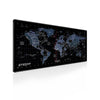 STRIFF World Map Extended Size (800 mm x 300 mm x 2 mm) Gaming Mouse Pad| Desk Mat | Stitched Edges| Non-Slip Rubber Base|Computer Laptop|Keyboard Mouse Pad for Office & Home (World Map)