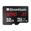 Strontium Nitro A1 32GB Micro SDHC Memory Card 100MB/s A1 UHS-I U1 Class 10 with High Speed Adapter for Smartphones Tablets Drones Action Cams