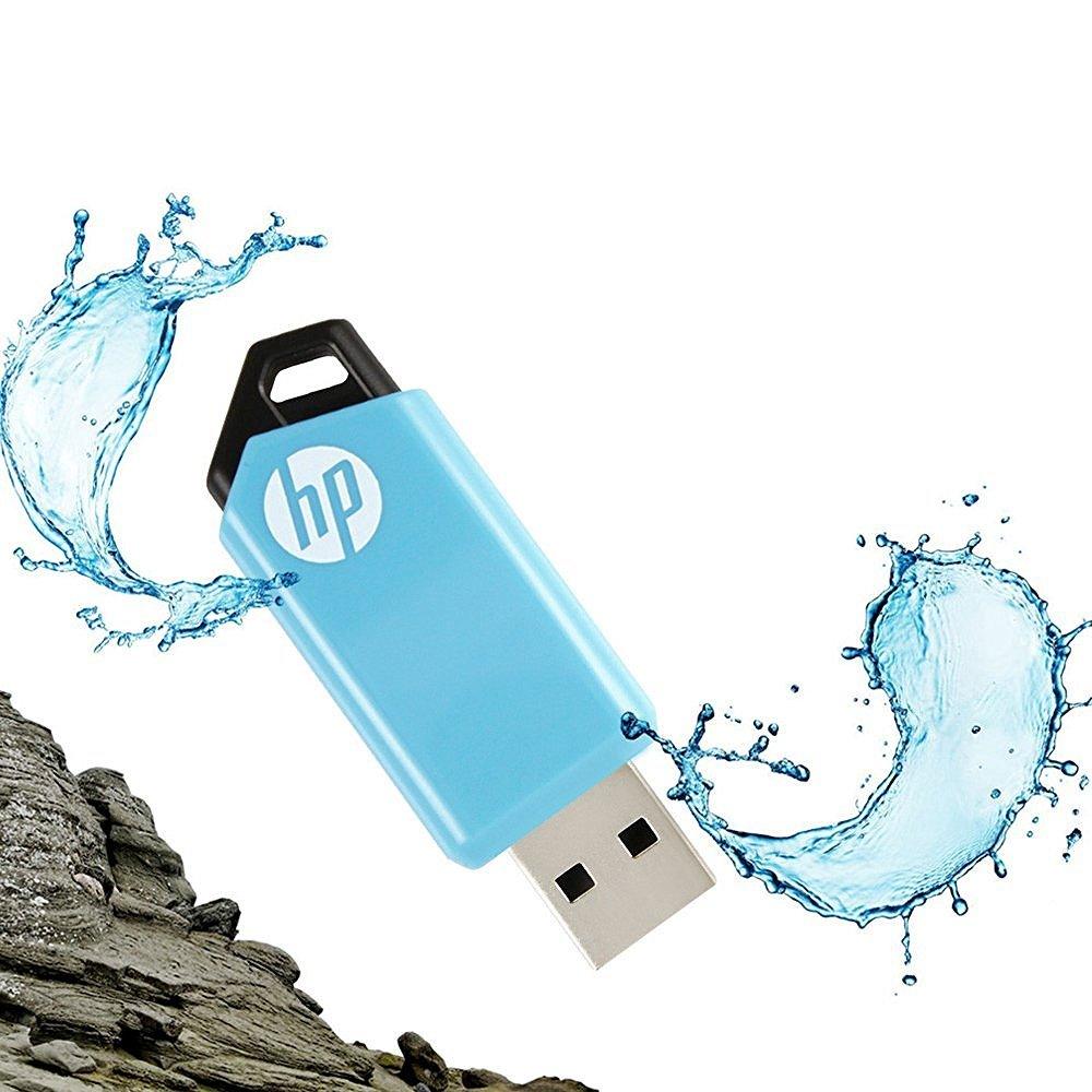 HP V150W USB 2.0 64GB Utility Pen Drive (Blue)