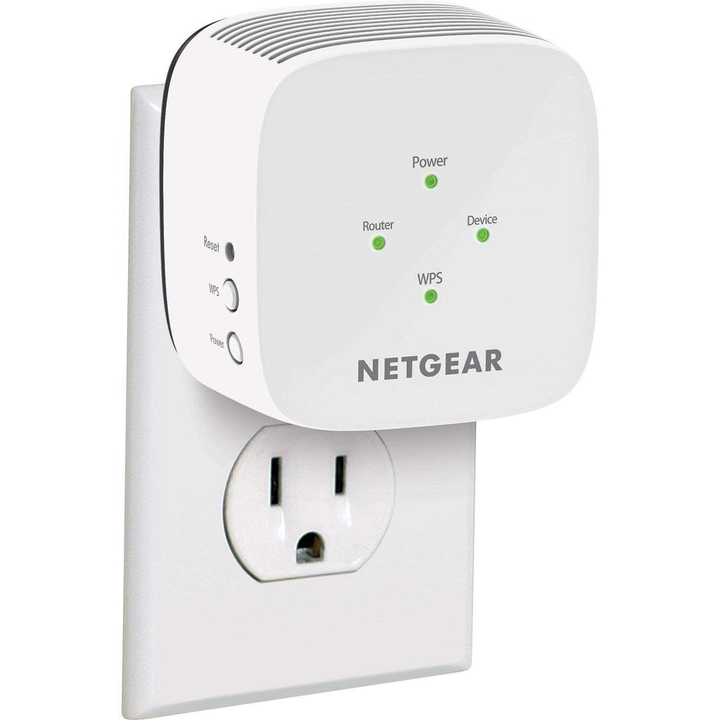 Netgear WiFi Range Extender EX6110 - Extend your Internet Wi-Fi up to 1200 sq ft & 20 Devices with AC1200 Dual Band Wireless Signal Repeater & Booster|Compact Wall Plug Design|Easy Set-Up