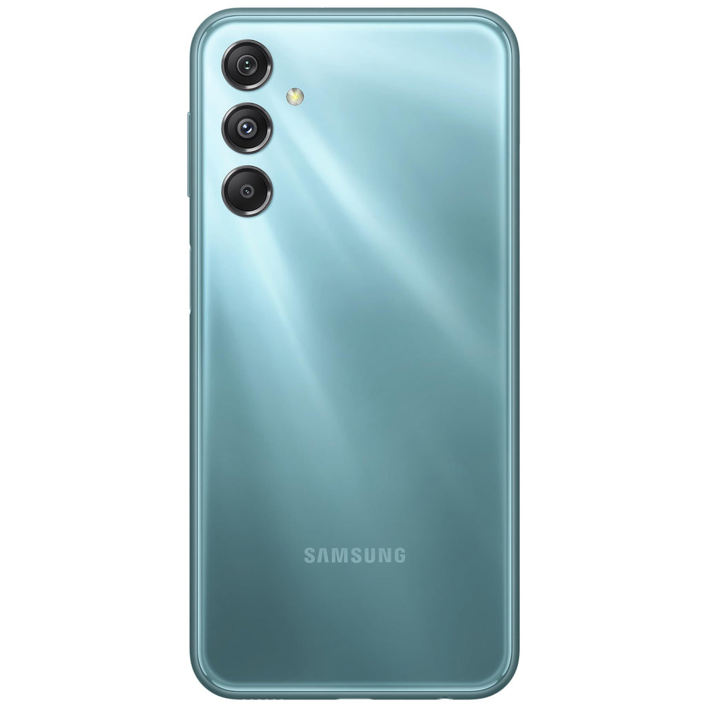 Samsung Galaxy M34 5G (Waterfall Blue,6GB,128GB)|120Hz sAMOLED Display|50MP Triple No Shake Cam|6000 mAh Battery|4 Gen OS Upgrade & 5 Year Security Update|12GB RAM with RAM+|Android 13|Without Charger - Triveni World