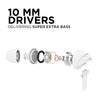 boAt BassHeads 100 in-Ear Wired Headphones with Mic (White)