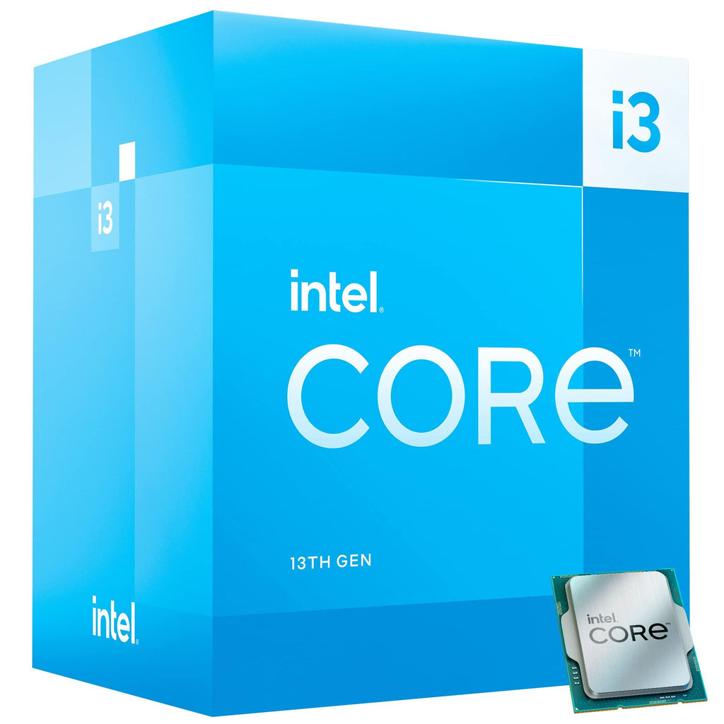 Intel Core i3-13100 Desktop Processor 4 cores (4 P-cores + 0 E-cores) 12MB Cache, up to 4.5 GHz