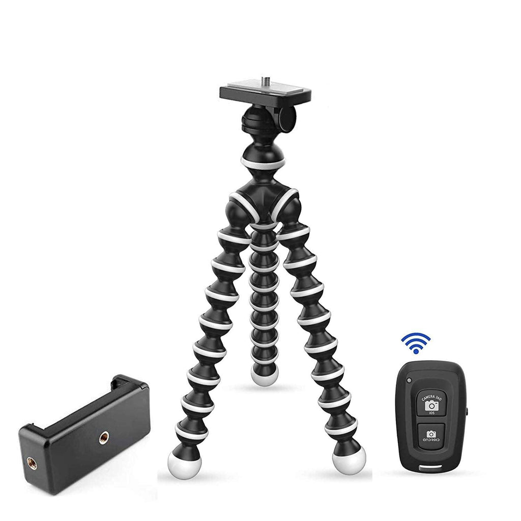 DIGITEK® (DTR 260 GT) Gorilla Tripod/Mini 33 CM (13 Inch) Tripod for Mobile Phone with Phone Mount & Remote, Flexible Gorilla Stand for Point and Shoot & Action Cameras