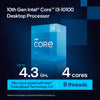 Intel® Core i3-10100 Processor (6M Cache, up to 4.30 GHz) BGA 437 Socket