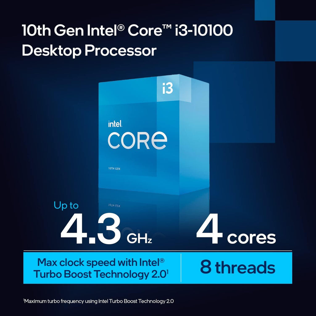 Intel® Core i3-10100 Processor (6M Cache, up to 4.30 GHz) BGA 437 Socket