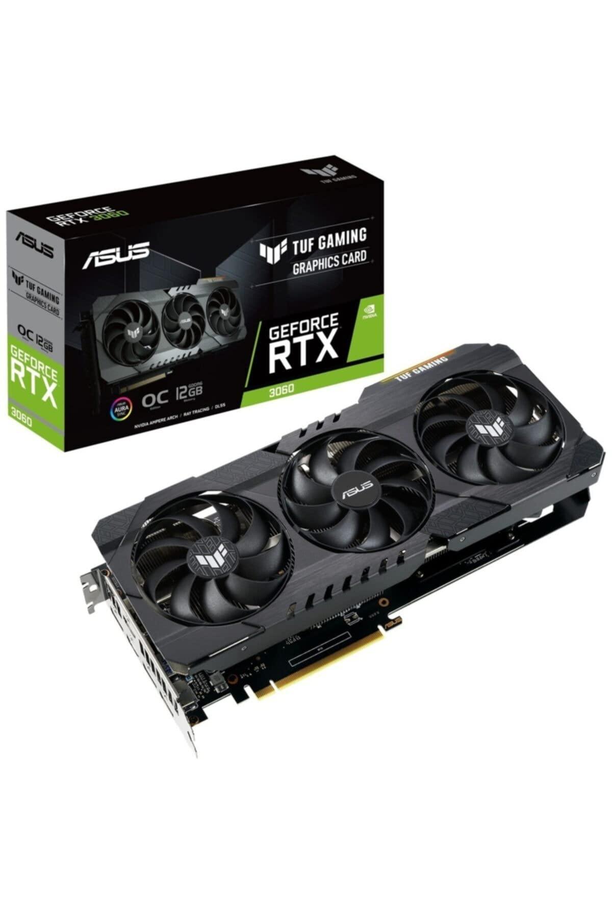 ASUS Tuf Gaming Nvidia Geforce RTX 3060 V2 Oc Edition Graphics Card (Pcie 4.0, 12Gb Gddr6, Hdmi 2.1, Displayport 1.4A, Dual Ball Fan Bearings, Military-Grade Certification, Gpu Tweak Ii) - Pci_E_X16