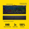 Corsair K70 MK.2 RGB LED Backlit Wired Mechanical Cherry MX Silent Gaming Keyboard (Black)