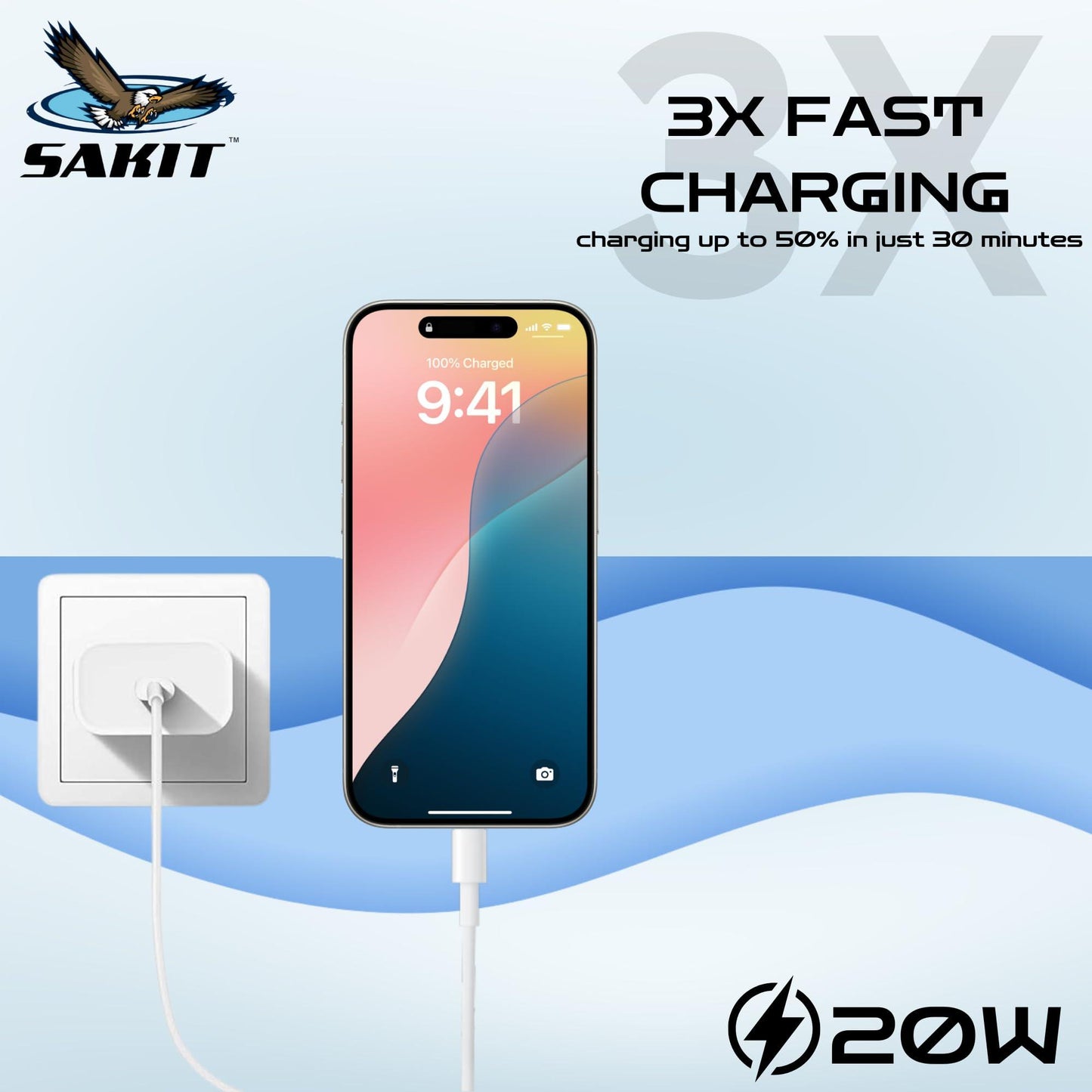 USA Trusted Original 20W Adapter【1 Year Warranty】With Super Fast Charging For iPhone 16,16 Plus,16 Pro,16 Pro Max/iPhone 15,15 Plus,15 Pro,15 Pro Max/iPhone 14,14 Plus,14 Pro,14 Pro Max/13/12/11Series