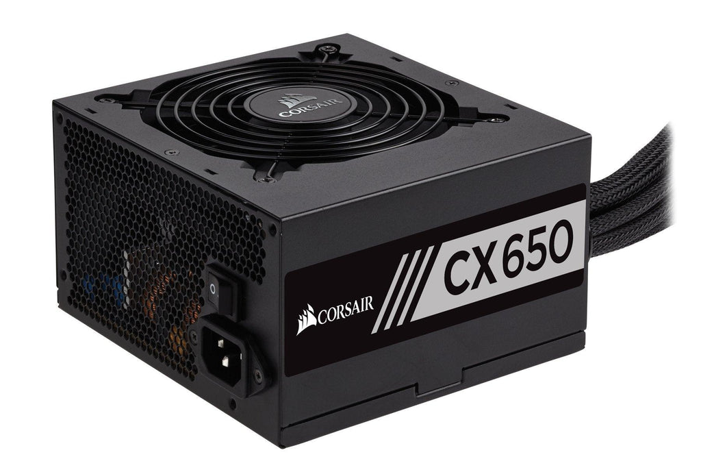 Corsair CP-9020122-UK CX Series 650 W CX650 ATX/EPS 80 Plus Bronze 650W Power Supply Unit - Black