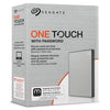 Seagate One Touch 2TB External HDD with Password Protection – Silver, for Windows and Mac, with 3 yr Data Recovery Services, and 6 Months Mylio Create Plan and Dropbox Backup Plan (STKY2000401)