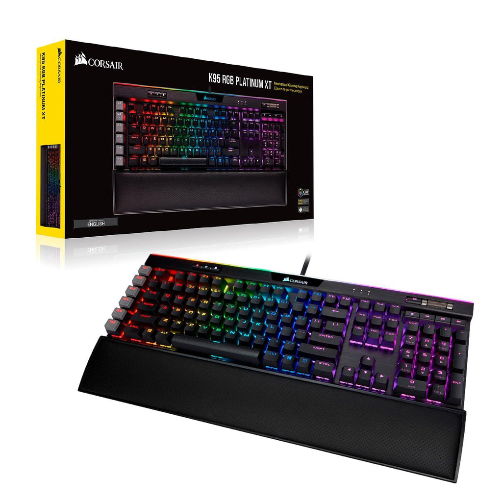 Corsair K95 RGB Platinum Xt Cherry Mx Speed RGB Led Backlit Mechanical Gaming Keyboard (Black)