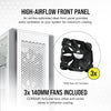 Corsair 7000D Airflow Full-Tower Alloy Steel ATX Computer Case/Gaming Cabinet - White - CC-9011219-WW