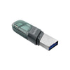 SanDisk iXpand USB 3.0 Flash Drive Flip 64GB, for iOS and Windows, Metalic