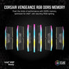 CORSAIR VENGEANCE RGB DDR5 RAM 64GB (2x32GB) 6400MHz CL32 Intel XMP iCUE Compatible Computer Memory - Black (CMH64GX5M2B6400C32)