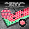 Corsair PBT Double-Shot PRO Keycap Mod Kit – Double-Shot PBT Keycaps – Rogue Pink – Standard Bottom Row – Textured Surface – 1.5mm-Thick Walls – O-Ring Dampeners (CH-9911070-NA)