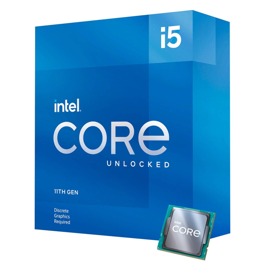 Intel Core i5-11600KF Desktop Processor 1, 6 Cores up to 4.9 GHz Unlocked LGA1200 (500 Series & Select 400 Series Chipset) 125W