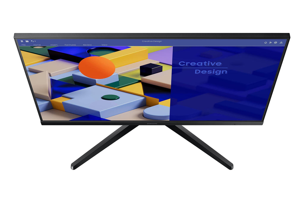 Samsung 24-inch (60.46cm) FHD Flat 1,920 x 1,080 Monitor, IPS, 75 Hz, Bezel Less Design, AMD FreeSync, Flicker Free, HDMI, D-sub, (LS24C310EAWXXL, Black)