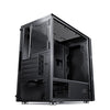 Ant Esports Elite 1000 TG Mid-Tower Computer Case/Gaming Cabinet - Black | Supports M-ATX, ITX with Pre-Installed 1 x 120mm Black Rear Fan