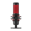 (Refurbished) HyperX QuadCast - USB Condenser Gaming Microphone, for PC, PS4 and Mac, Red LED - Black (HX-MICQC-BK)