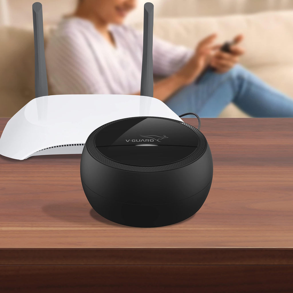 V-Guard Envibe Router UPS | 4-5 Hours of Uninterrupted Internet Connectivity | Mini UPS for 12 V Wi-Fi Router | for WiFi Router,Intercom,Set-Top Box,Alexa,and Mini Camera | 1 Year Warranty