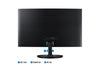 Samsung 27-Inch(68.5Cm) FHD, 1800R Curved 1,920 X 1,080 LCD Monitor, 75Hz, VA Panel, Slim Design, AMD Freesync, Flicker Free, HDMI, Audio Port (LS27C360EAWXXL, Black)