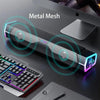 Ant Esports GS370SB Gaming Computer Speakers for PC Desktop Monitor, Dynamic RGB Computer Sound Bar with USB Powered PC Speakers, HiFi Stereo Gaming Speakers for PC, Laptop, Tablet, Cellphones.