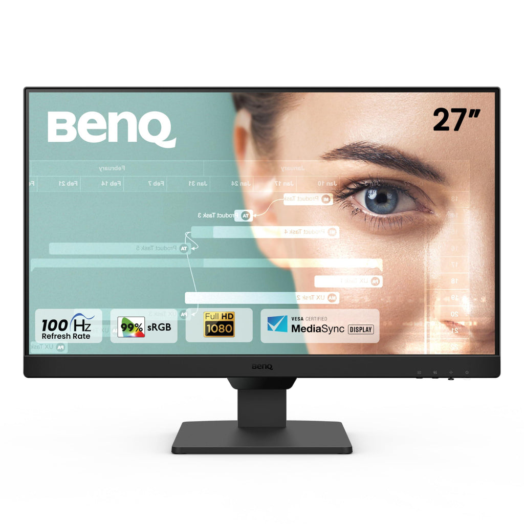 BenQ GW2790 27inch 1080p FHD IPS Monitor| 100Hz|99%sRGB|Eye-careU|Dual HDMI|Display Port|Bezel-less|Eyesafe|VESA MediaSync| Brightness Intelligence|Low Blue Light+| Speakers|VESA Wall mountable(Black)