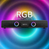 amazon basics 16W Bluetooth Soundbar Speaker with 2000mAh Battery | BT v5.3 | Aux/USB Port | RGB Party Lights