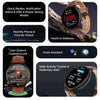 boAt Lunar Orb with 1.45" AMOLED Display, BT Calling, DIY Watch Face Studio, Coins, Crest App Health Ecosystem, Live Cricket & Football Scores, IP67, Smart Watch for Men & Women(Brown Leather) - Triveni World