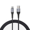 amazon basics Braided 3A Usb A To Usb Type C Fast Charging Data Cable For Smartphone (Black/White 1.2 Meter)