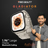 Fire-Boltt Gladiator 1.96" Biggest Display Luxury Stainless Steel Smart Watch with Bluetooth Calling, Voice Assistant &123 Sports Modes, 8 Unique UI Interactions, 24/7 Heart Rate Tracking (Light Gold)