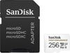 SanDisk 256GB High Endurance Video microSDXC Card with Adapter for Dash Cam and Home Monitoring Surveillance Systems - C10, U3, V30, 4K UHD, Micro SD Card - SDSQQNR-256G-GN6IA