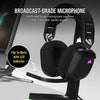 Corsair HS80 RGB Wired USB Premium Gaming On Ear Headphones with Dolby Audio 7.1 Surround Sound (Broadcast-Grade Omni-Directional Microphone, Memory Foam Earpads, High-Fidelity Sound) (Carbon)