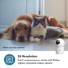 PHILIPS 3MP Wi-Fi Indoor 360 Degree Security Camera | CCTV for Home | 2K(1296p) Resolution, Pan Tilt Zoom, 2-Way Talk, Motion & Sound Detection | HSP3500 White