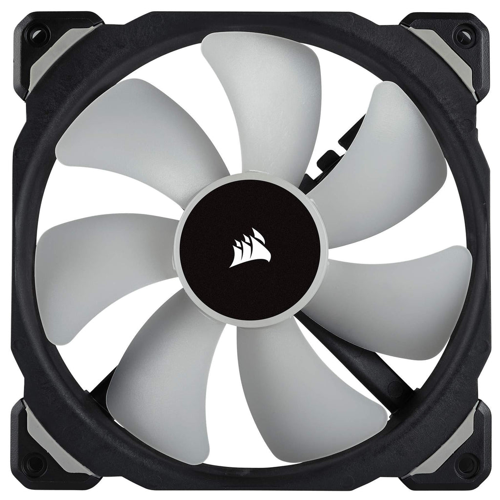 Corsair ML140 140 mm Premium Magnetic Levitation RGB LED Fan - Black (Pack of 2)