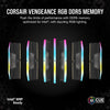 CORSAIR VENGEANCE RGB DDR5 RAM 32GB (2x16GB) 7200MHz CL34 Intel XMP iCUE Compatible Computer Memory - Black (CMH32GX5M2X7200C34)