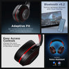 boAt Rockerz 425 Bluetooth Wireless Over Ear Headphones with Mic Signature Sound, Beast Mode for Gaming, Enx Tech, ASAP Charge, 25H Playtime, Bluetooth V5.2 (Active Black)