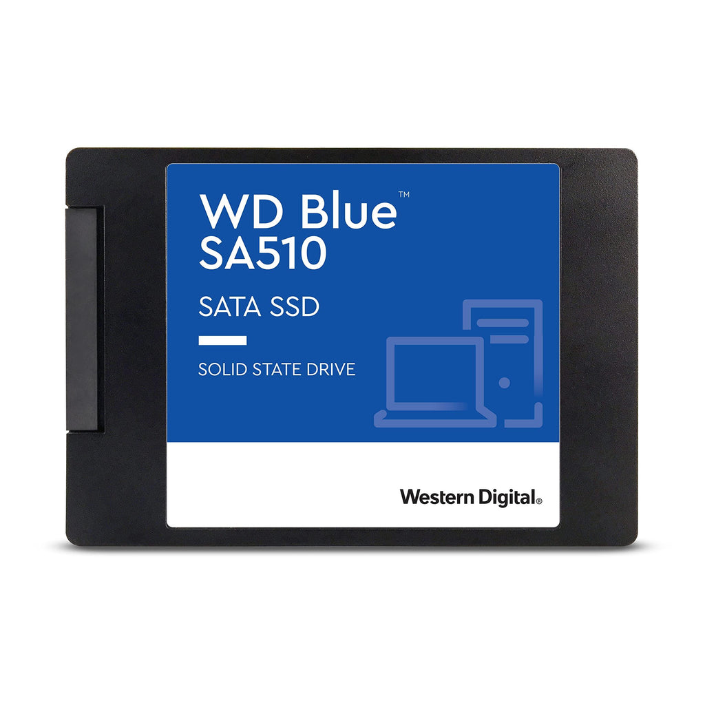 Western Digital WD Blue SA510 SATA 250GB, Up to 555MB/s, 2.5 Inch/7 mm, 5Y Warranty, Internal Solid State Drive (SSD) (WDS250G3B0A)