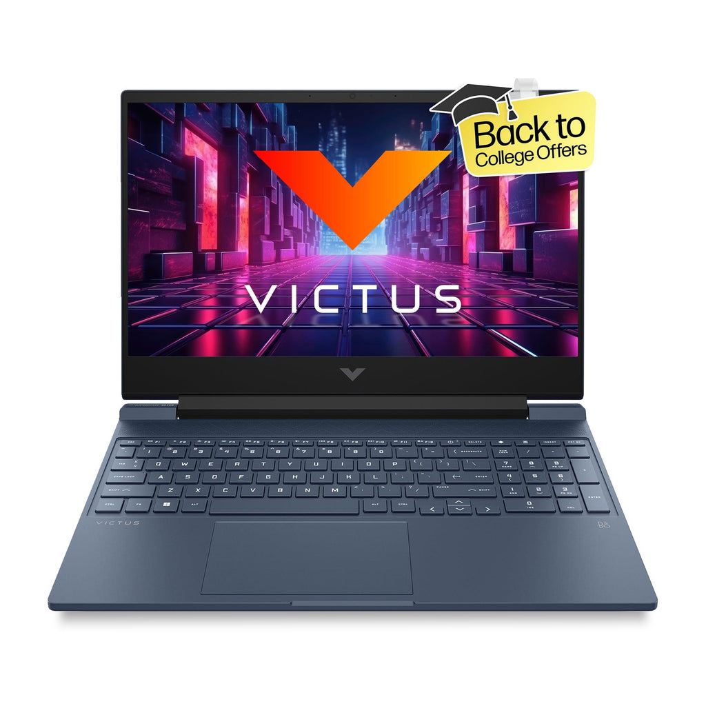 HP Victus Gaming Laptop, AMD Ryzen 5 5600H, 4GB RTX 3050 GPU, 15.6-inch (39.6 cm), FHD, IPS, 144Hz, 16GB DDR4, 512GB SSD, Backlit KB, B&O, 9ms response time, Dual speakers (Blue, 2.37 kg), fb0106AX